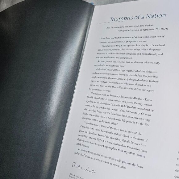 2009 - The Collection of Canada's Stamps‎ Book - Without Stamps - Picture 5 of 7